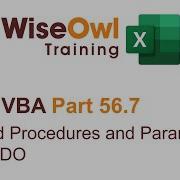 Excel VBA Introduction Part 56 7 Stored Procedures And Parameters With ADO