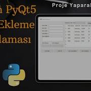 Python PyQt5 Designer Ve Sqlite3 Ile Ürün Ekleme Uygulaması