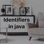 Part 1 Identifiers In Java With Program