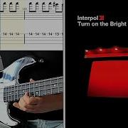 Interpol PDA BASS COVER With TABS Iconic Solo Part