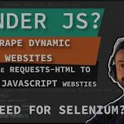 How I Scrape JAVASCRIPT Websites With Python