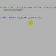 How To Create Trigger In Sql To Protected Update In Sql Server