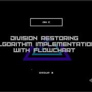 Division Restoring Algorithm With Solved Example