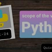 Scope Of The Variables In Python Tamil Tamil P 24 Quick Through