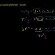 GCF To Factor A Polynomial