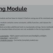 String Module In Python Python Programming For Beginners