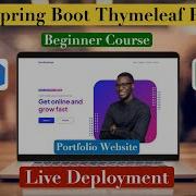 Build A Portfolio Website With Java Spring Boot Thymeleaf Bootstrap Full Project Tutorial