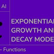 Exponential Growth And Decay Models IB Maths AI SL HL