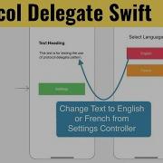 Delegate Protocol Swift Example Delegate Swift Tutorial