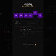 Insertion Sort Visualisation Using JavaScript