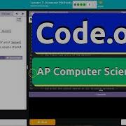 Code Org Lesson 7 5 Accessor Methods Tutorial With Answers Unit 2 Computer Science A CSA