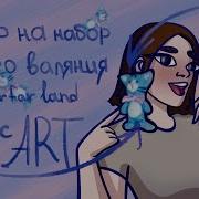 Обзор на набор сухого валяния Far Far Land Magic Art брелок котик