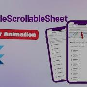 Flutter Animation DraggableScrollableSheet In Flutter