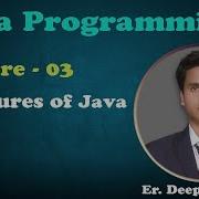 Features Of Java Programming Lecture 3 Java Tutorials For Beginners In Hindi Language