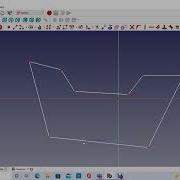 FreeCAD создание эскизов с помощью полилиний добавление ограничений и размеров