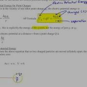 Chapter 19 Electric Potential Energy For Point Charges