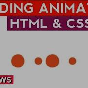 Loading Dots Animation On Html And Css Using VS Code