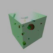 Cube Of Random Bouncing Objects Unity Project
