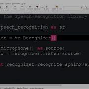 Speech Recognition 4 Python The Speech Recognition Library Python