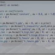 Estimating Bayesian Model On Eurostat Data With Pymc3 Python And Emacs