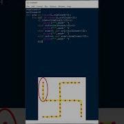 Swastik In Python Shorts Coding Pattern Complete 1k Subscriber