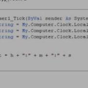 VB Clock Tutorial