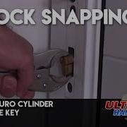 Replace A Euro Cylinder Without The Key Lock Snapping
