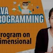 Java Program On Two Dimensional Array Arrays In Java Programming Language Java Programing