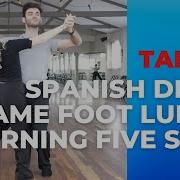 Spanish Drag Same Foot Lunge Turning Five Step Tango