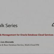Observability And Management With Database Cloud Services