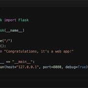 Creating A Simple Python Web Application With Flask And Testing Locally