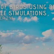Simulating A Flock Of Birds In Blender 3D