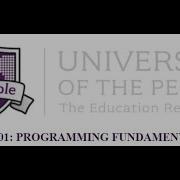 Important Guidelines For Week 1 Course CS 1101 PROGRAMMING FUNDAMENTALS