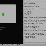Java Program To Display Circle Any Where The Mouse Clicks On Screen Using Mouse Event BCS Sem3