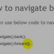 How To Navigate Back And Forward In Selenium