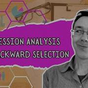 Regression Analysis In R Backward Selection