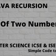 Java Program To Find G C D Using Recursion And Algorithm Hindi