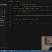 06 Lottery App Project Answer Programming Overview With JavaScript Coding 101 Lesson 2