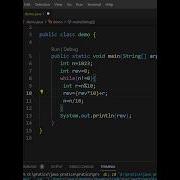 Reverse A Number In Java Programming Java Shortvideo Shorts