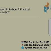 Rémi Flamary Optimal Transport In Python A Practical Introduction With POT