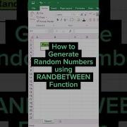 Boost Your Excel Skills Master The RANDBETWEEN Function For Random Number Generation