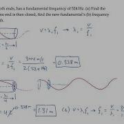 Sound Normal Modes Level 1 Example 1