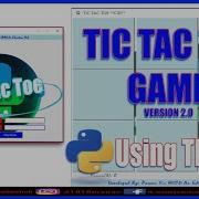 TIC TAC TOE GAME V 2 0 Gameplay Made Using Tkinter In Python
