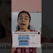 Difference Between Local Variable Global Variable Local Variable Global Variable Shorts