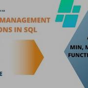 SQL STRING MGMT FUNCTIONS SUBSTR INSTR REPLACE LOWER UPPER AND MIN MAX AVG FUNC Day15