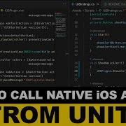 Unity3d IOS Plugins How To Call Native IOS Alerts From Unity