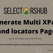 SelectorsHub Pro Generate Locators Page XPath CSS Selectors For Multiple Elements Xpath Plugin