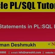 Oracle PL SQL Tutorials SQL Statements In PL SQL Block By Mr Vaman Deshmukh