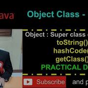 Object Class In Java Part 1 ToString HashCode GetClass