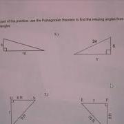 Pythagorean Theorem Practice Answer Key 1 5
